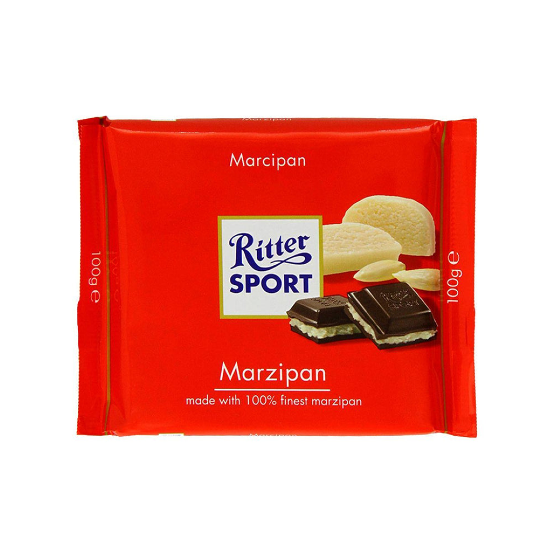 RITTER SPORT MARZIPAN CHOCOLATE 100G
